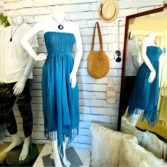 Kiwi+ Punch Denim Dress - Picture 3 of 9